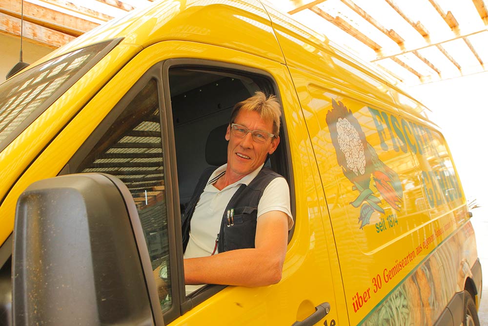 Fischer Gemüse Erfurt – Hubert Willkommen im Lieferwagen Fischer Gemüse Erfurt – Hubert Willkommen im Lieferwagen